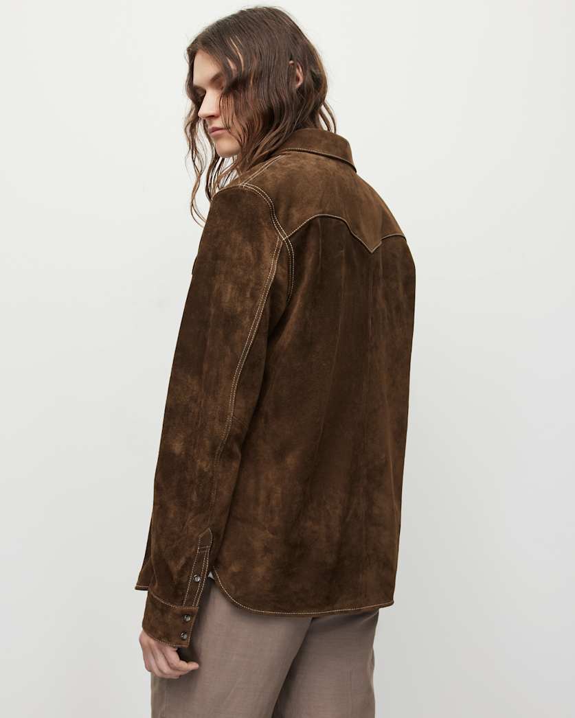 Cruise Suede Western Vintage Wash Shirt