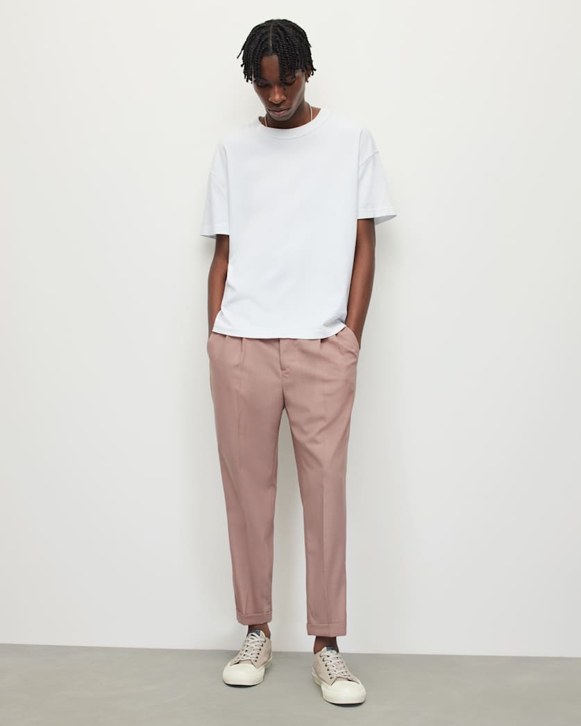 Santo Mid-Rise Cropped Tailored Trousers