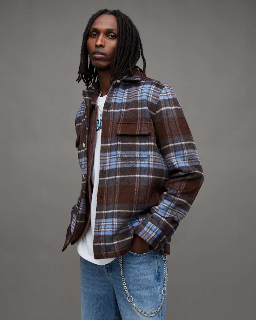 Triton Recycled Checked Overshirt