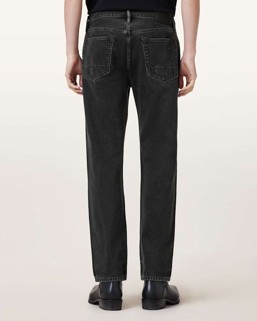 Reid Repair Distressed Straight Leg Jeans