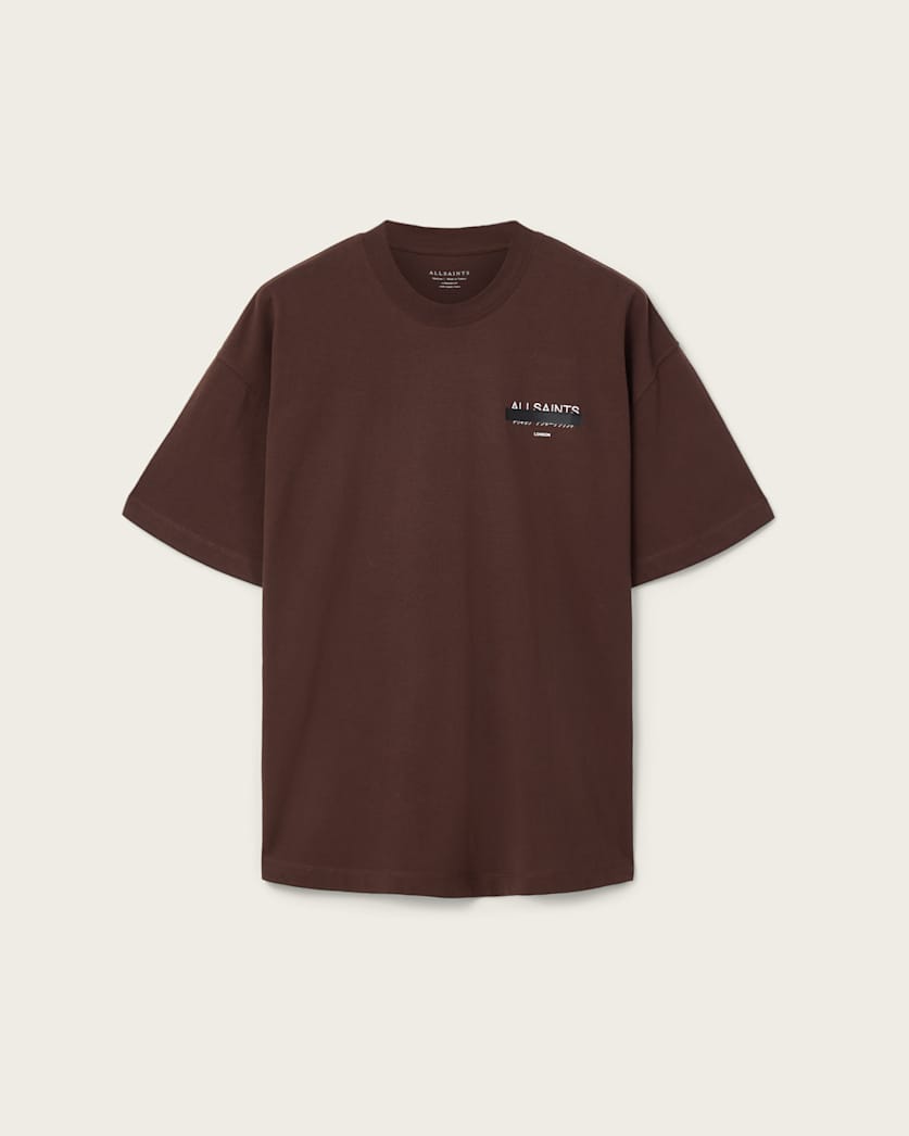 Redact Oversized Embroidered Logo T-Shirt