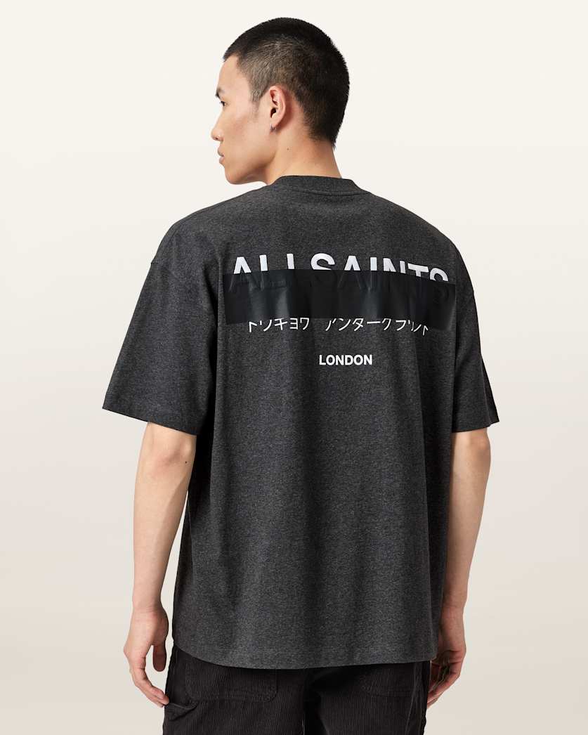 Redact Oversized Embroidered Logo T-Shirt