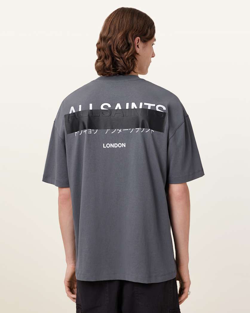 Redact Oversized Embroidered Logo T-Shirt