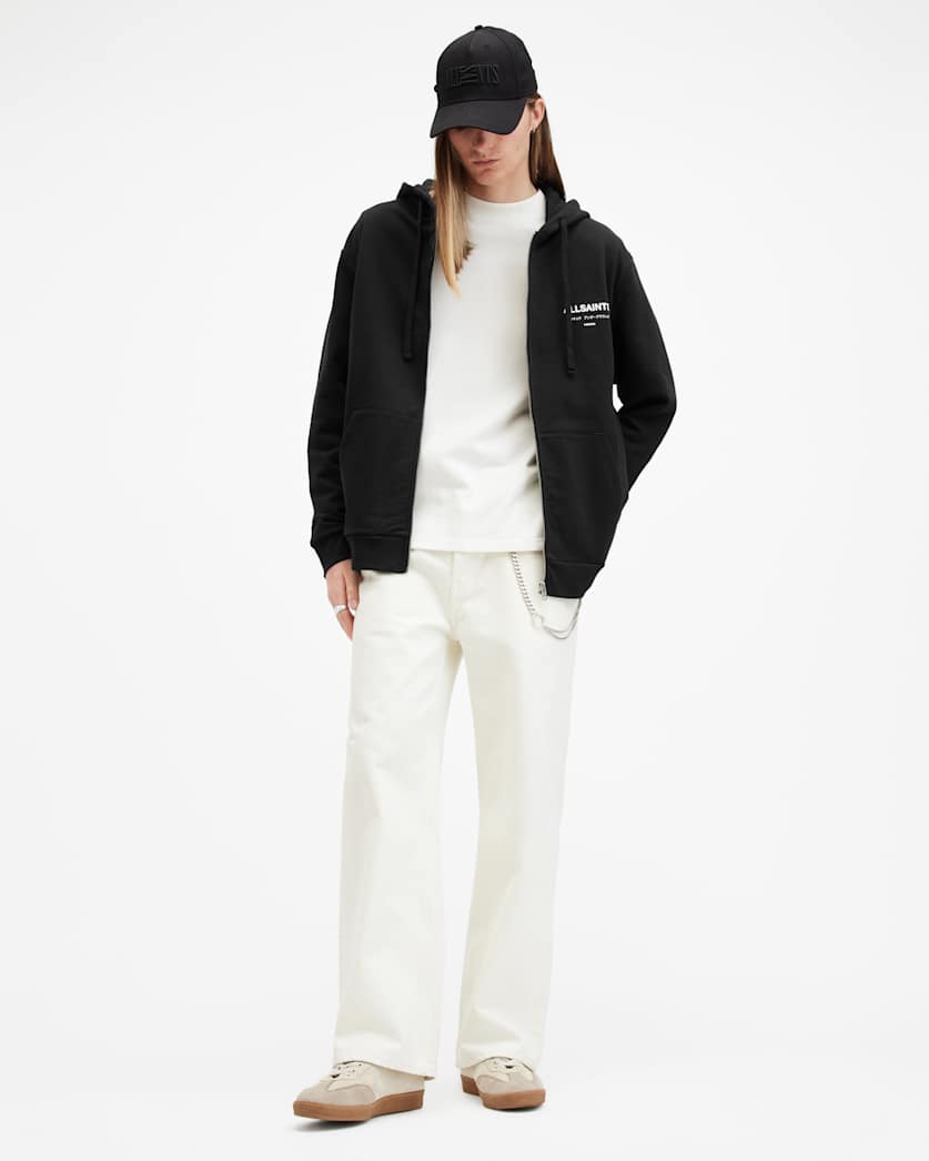 Underground Zip Logo Hoodie