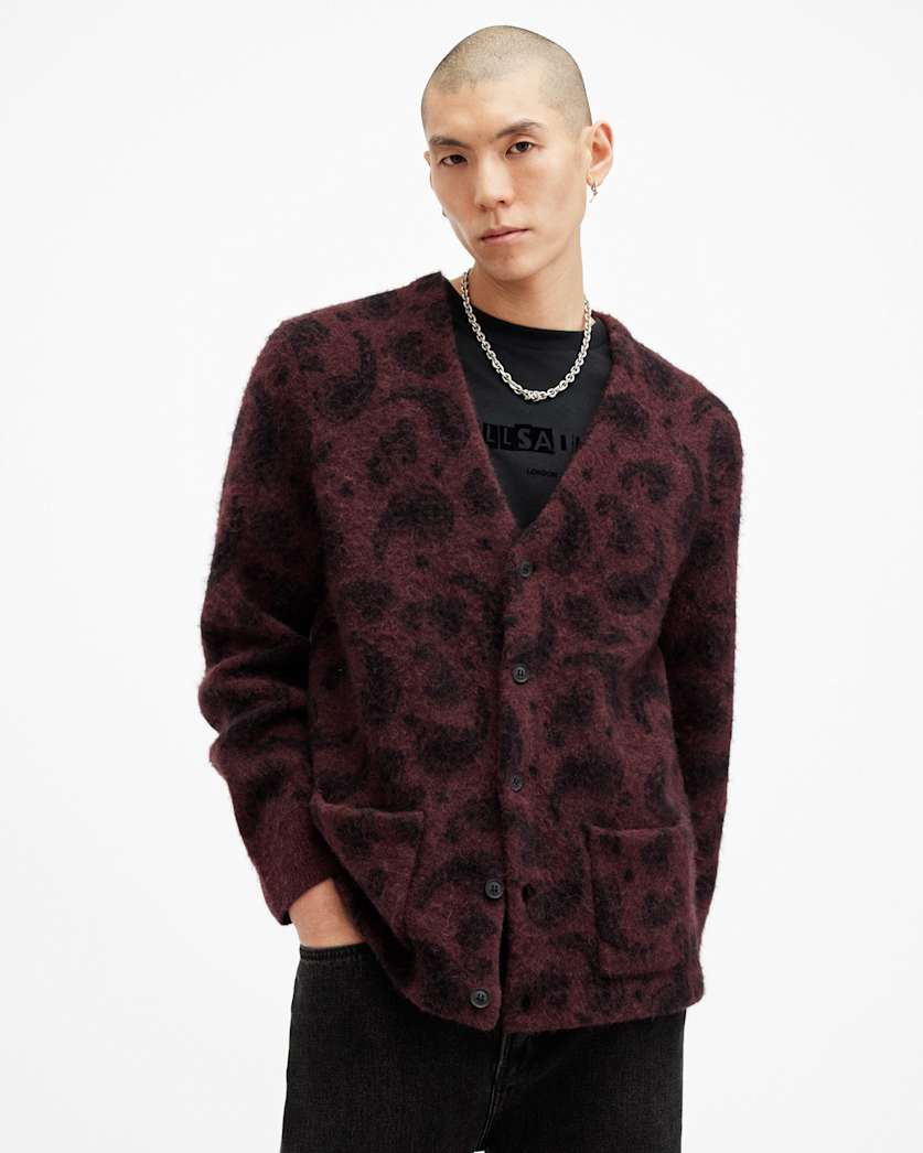 Bancat Paisley Jacquard Cardigan