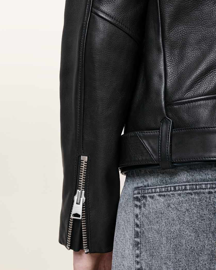Mick Leather Biker Jacket
