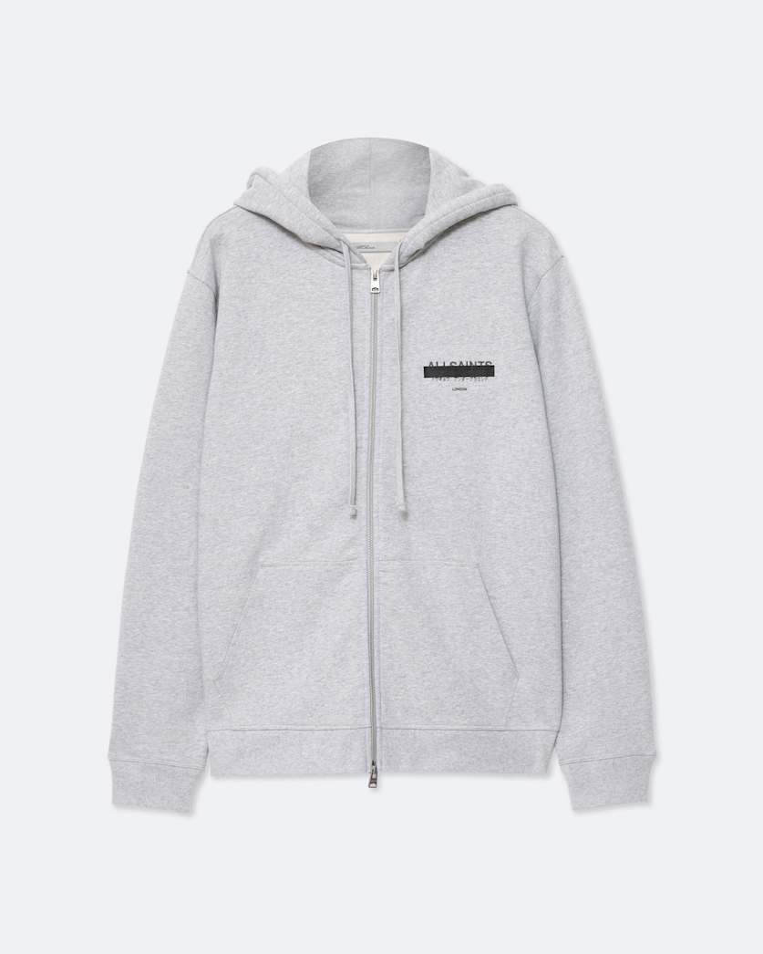 Redact Oversized Zip-Up Hoodie