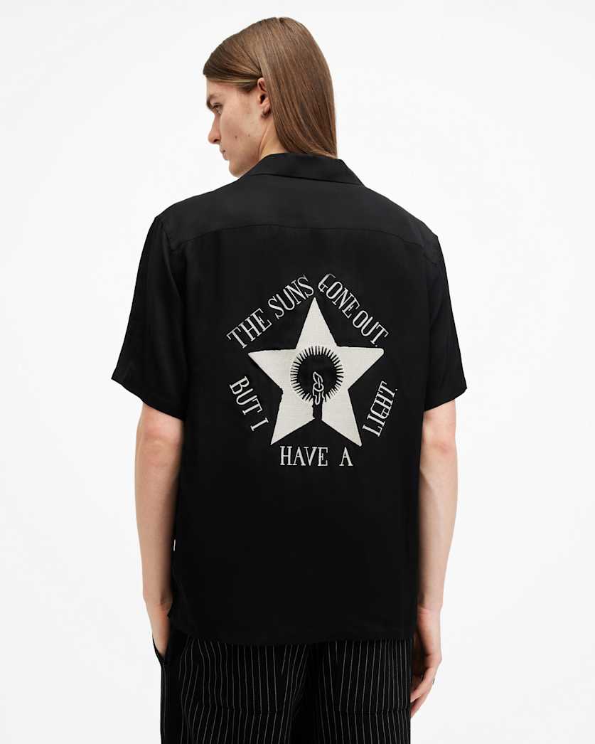 Wish Star Embroidered Relaxed Fit Shirt