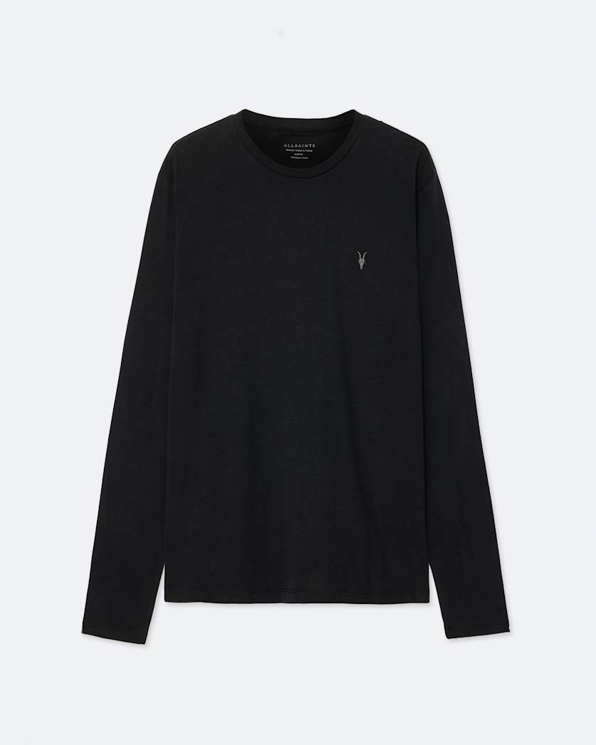 Brace Long-Sleeve Cotton T-Shirt