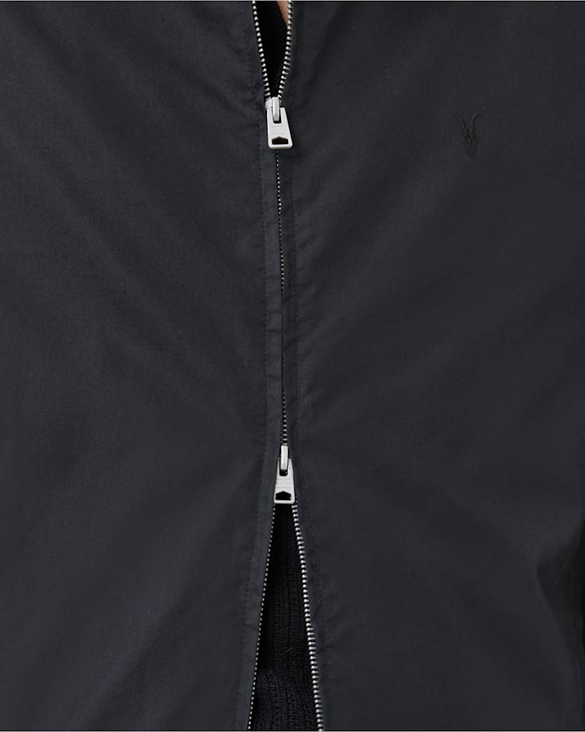 Trey Black Ramskull Pointed Collar Jacket