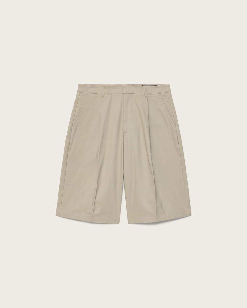 Castro Wide Leg Cotton Shorts