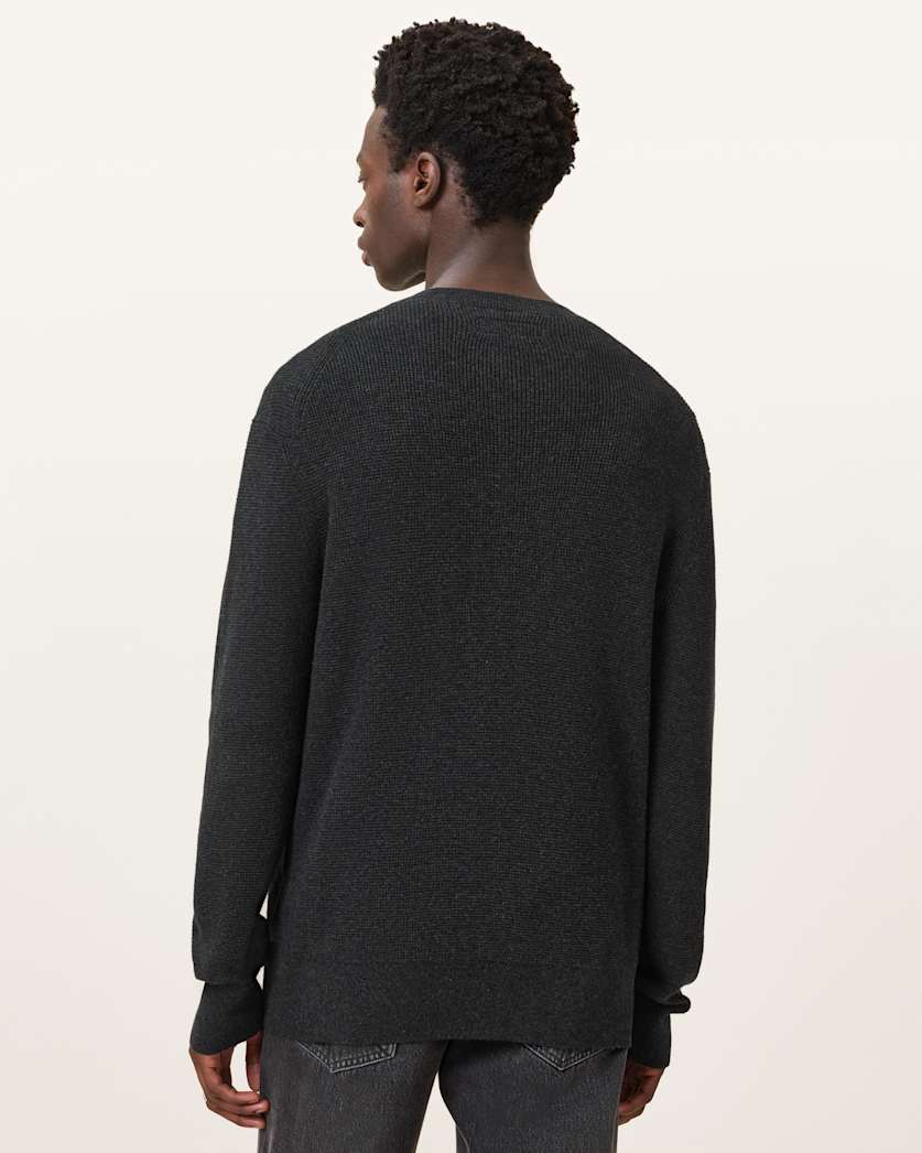 Hayes Waffle Crew Neck Jumper