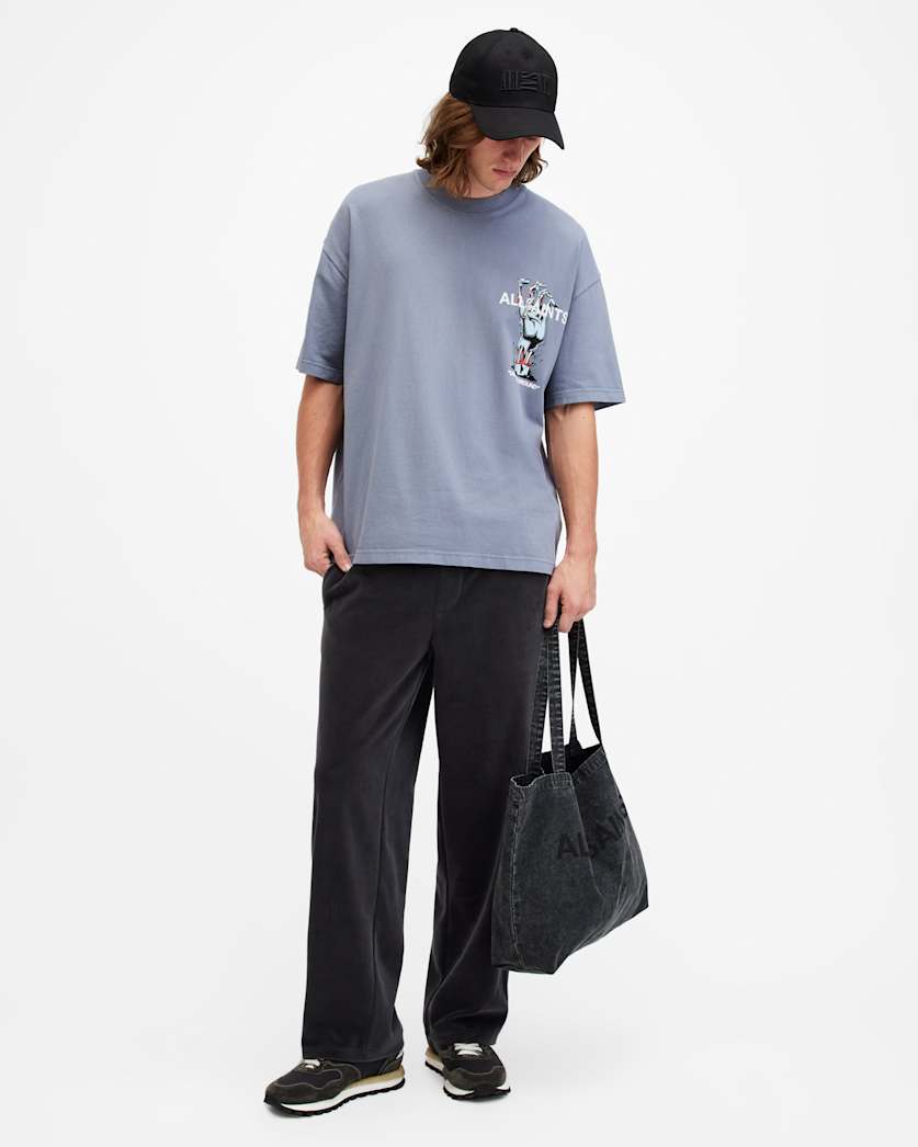 Undergang Oversized Graphic Printed T-Shirt