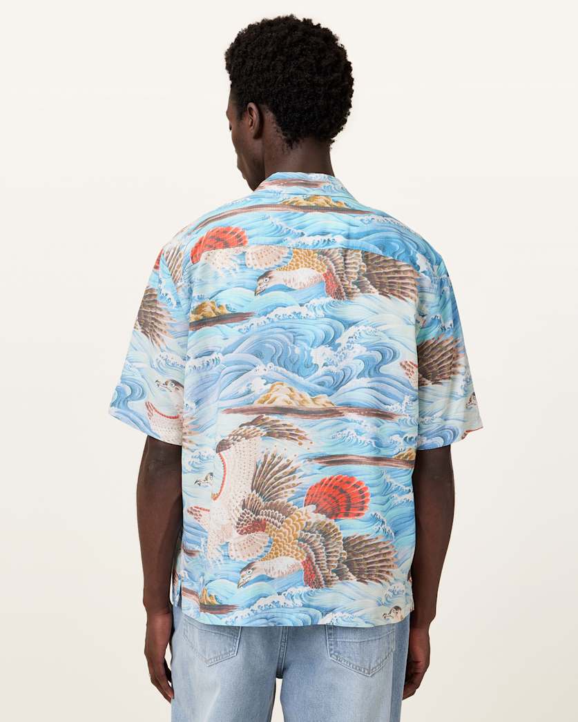 Corsican Relaxed Fit Hawaiian Shirt