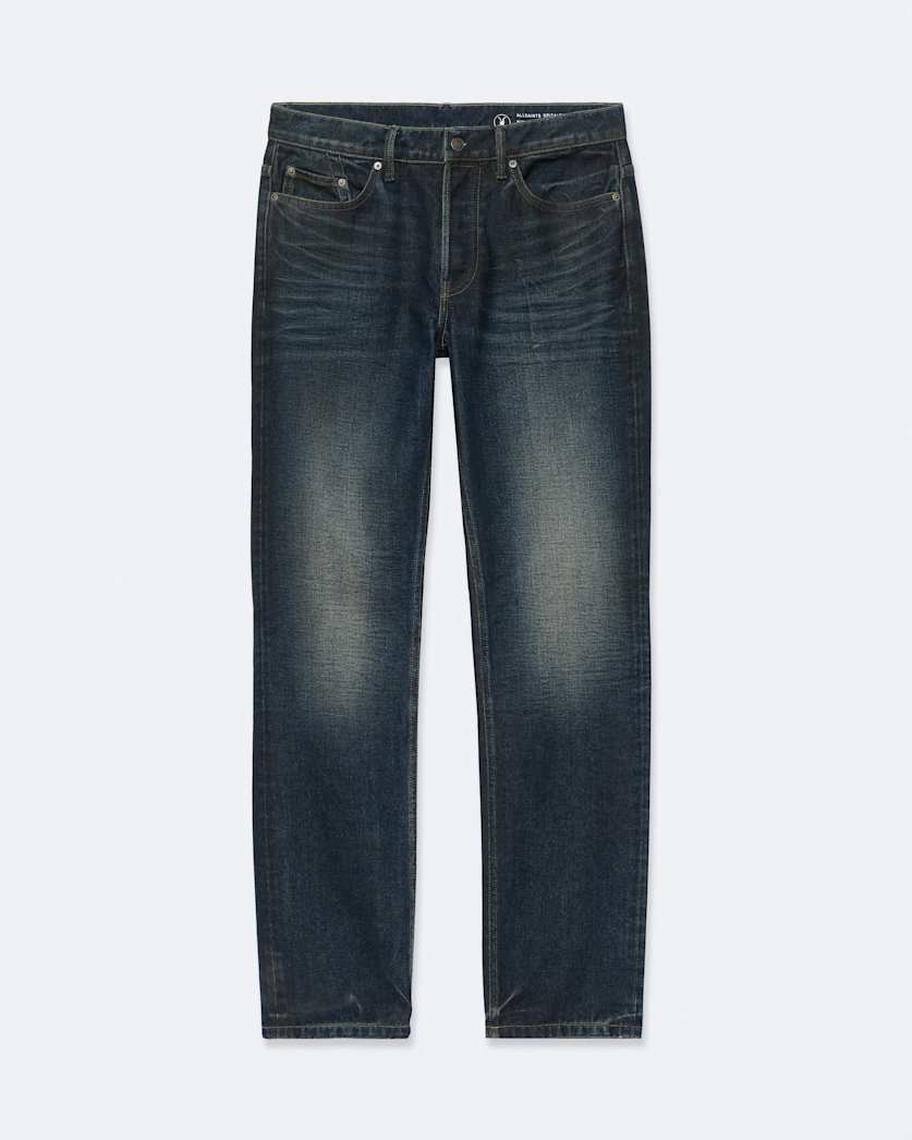 Slim straight-leg jeans