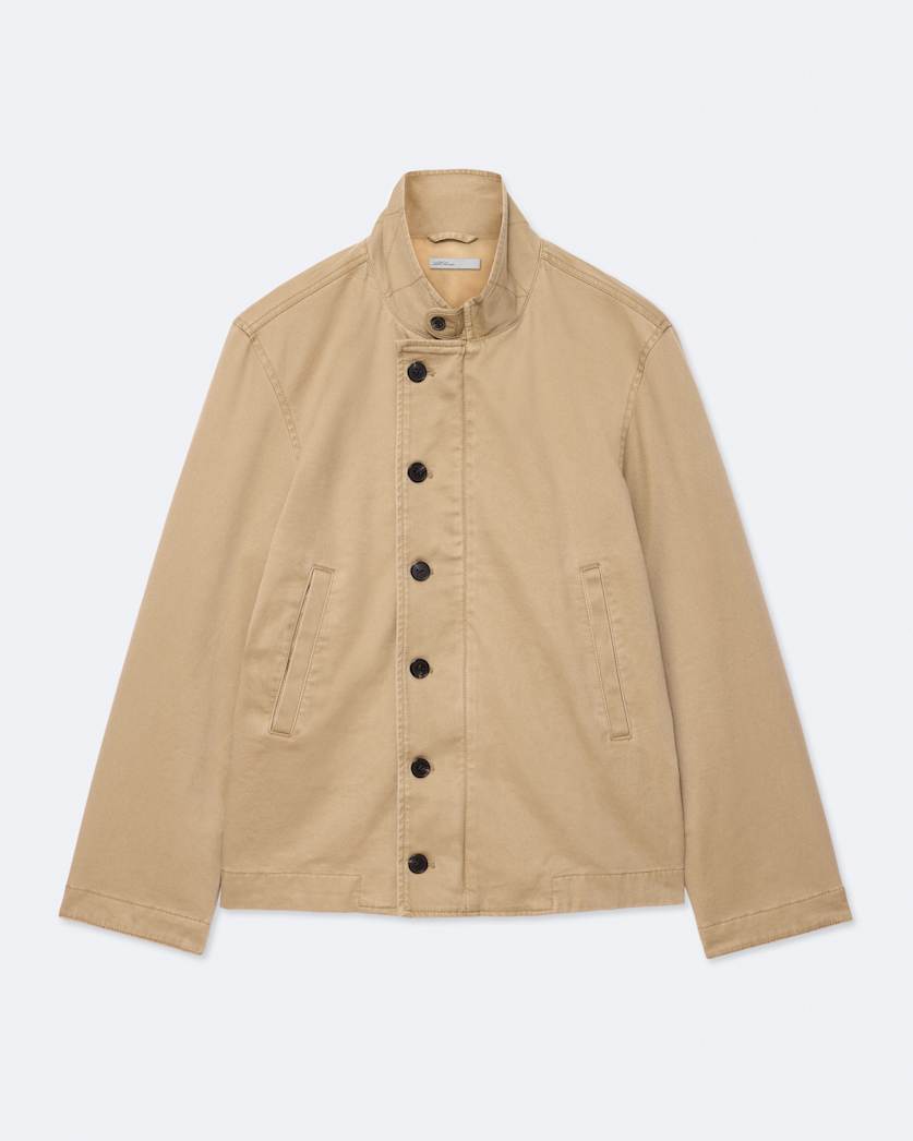 Stretch-cotton deck jacket