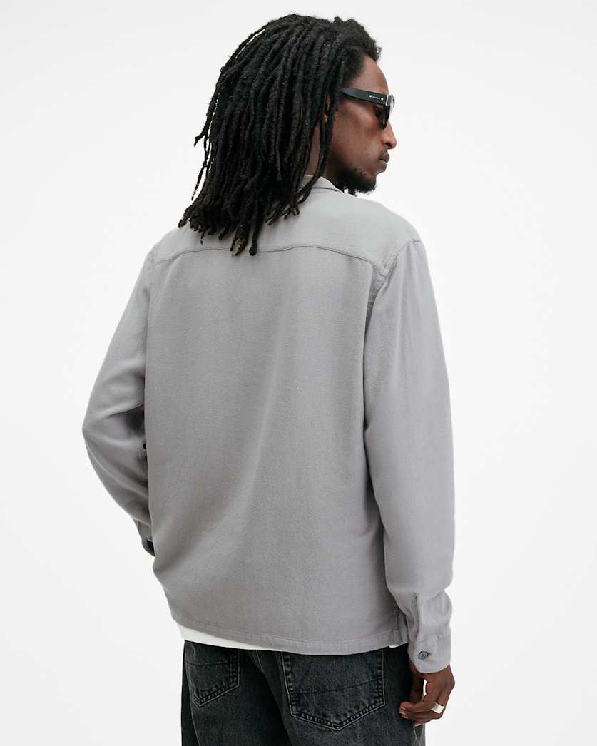 Cudi Long Sleeve Linen Blend Shirt