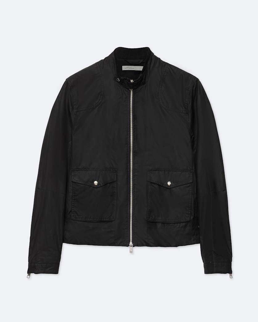 Kirk Waxed Cotton Racer Jacket