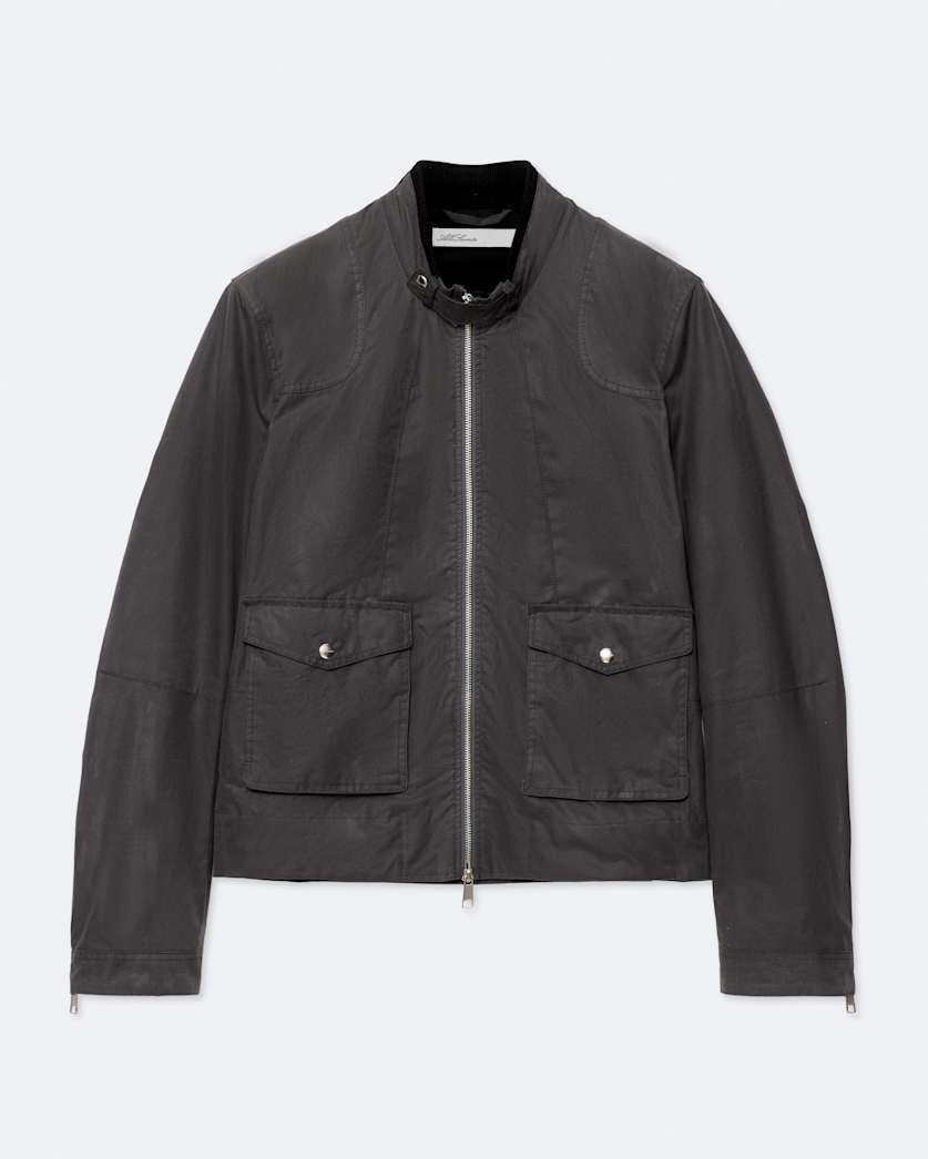 Kirk Waxed Cotton Racer Jacket