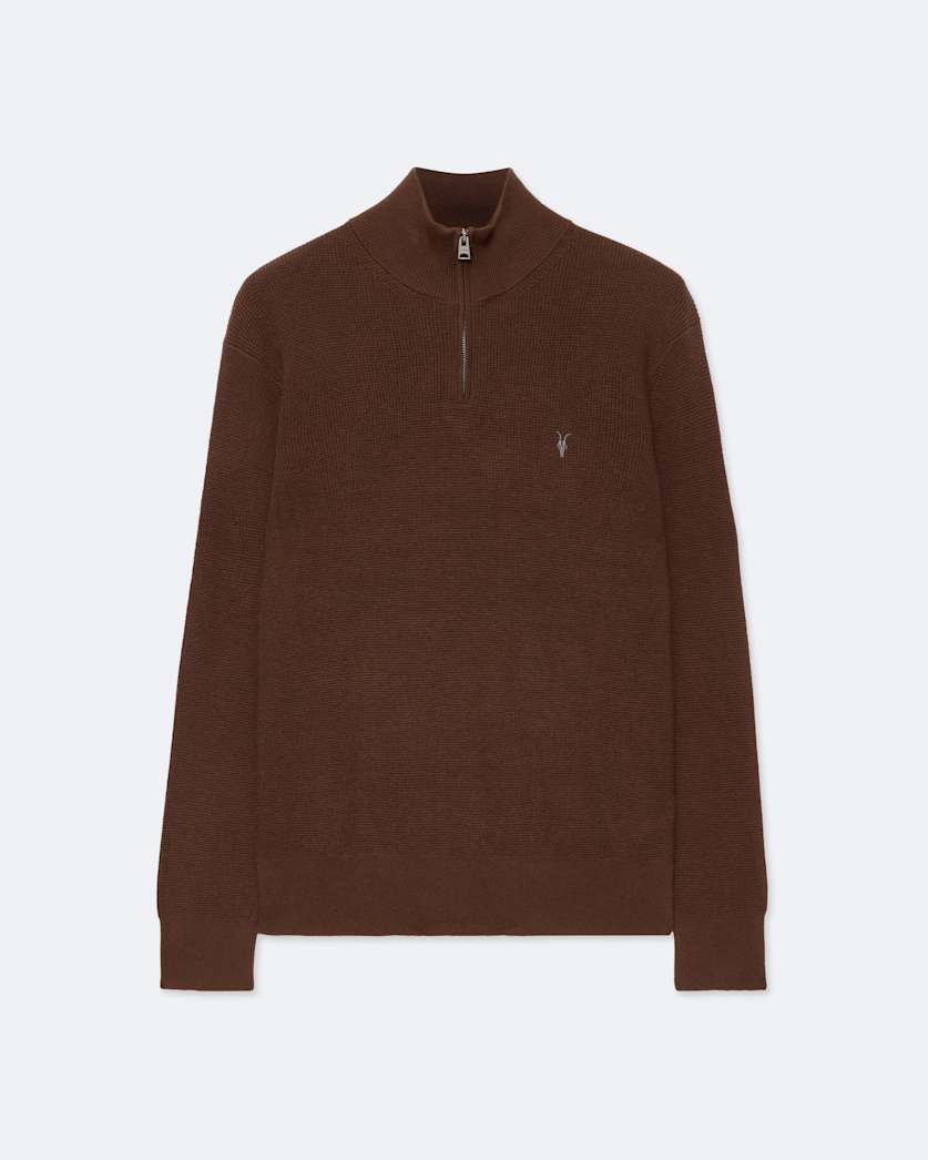 Aspen Funnel-Neck Wool-Blend Jumper