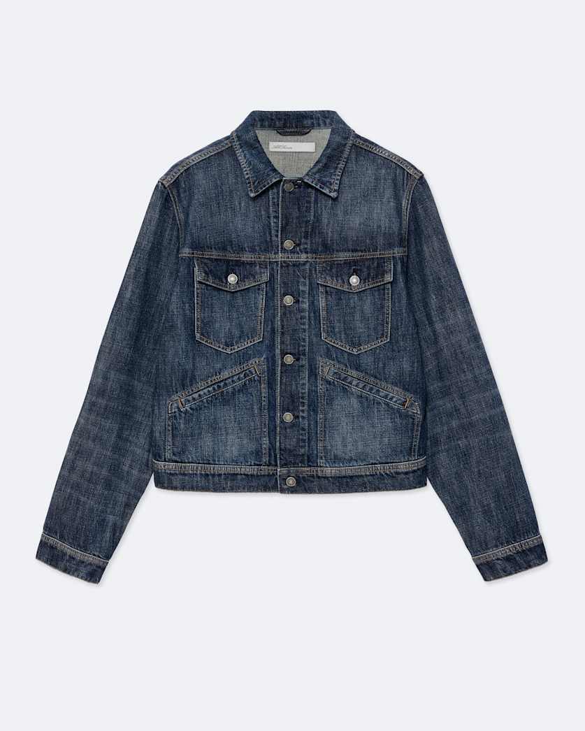 Regular denim trucker jacket