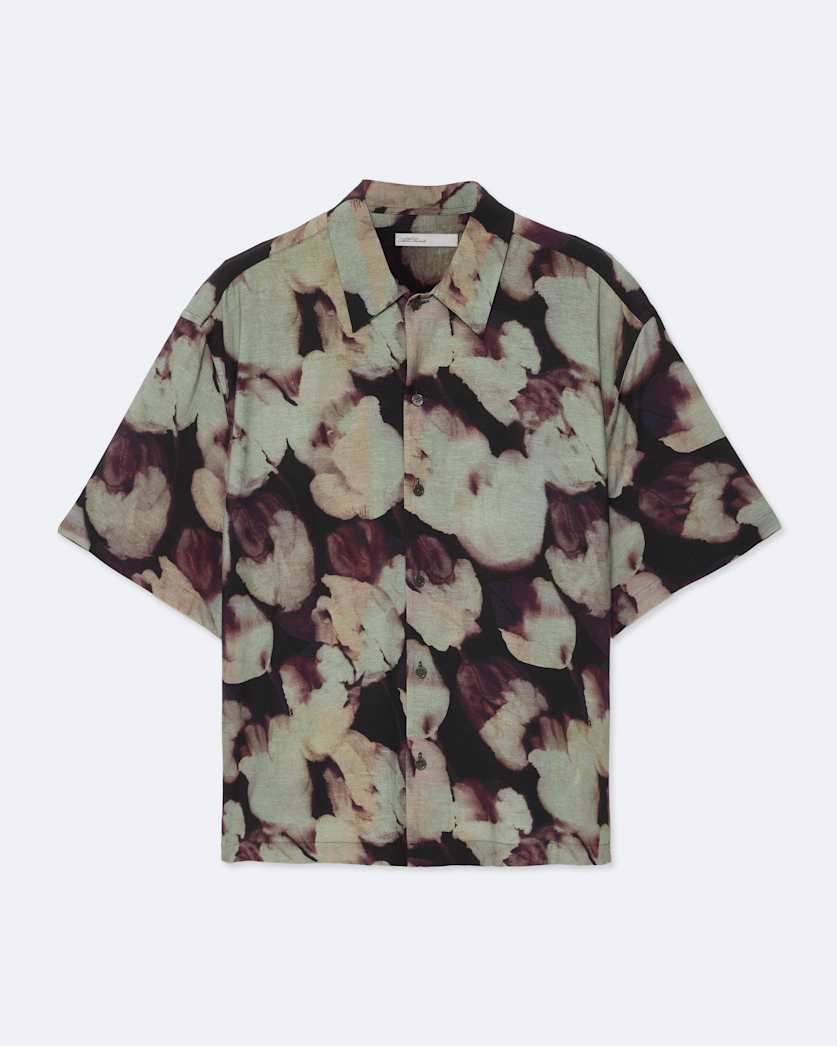 Tulip Oversized Floral-Print Shirt