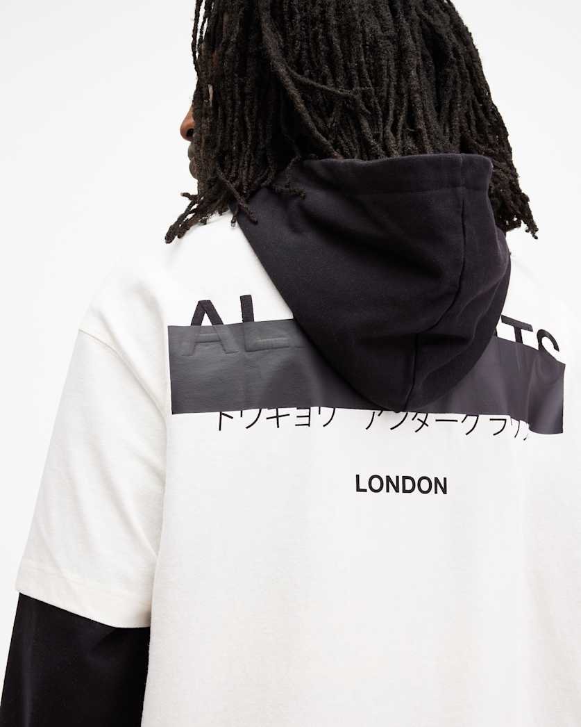 Redact Oversized Embroidered Logo T-Shirt