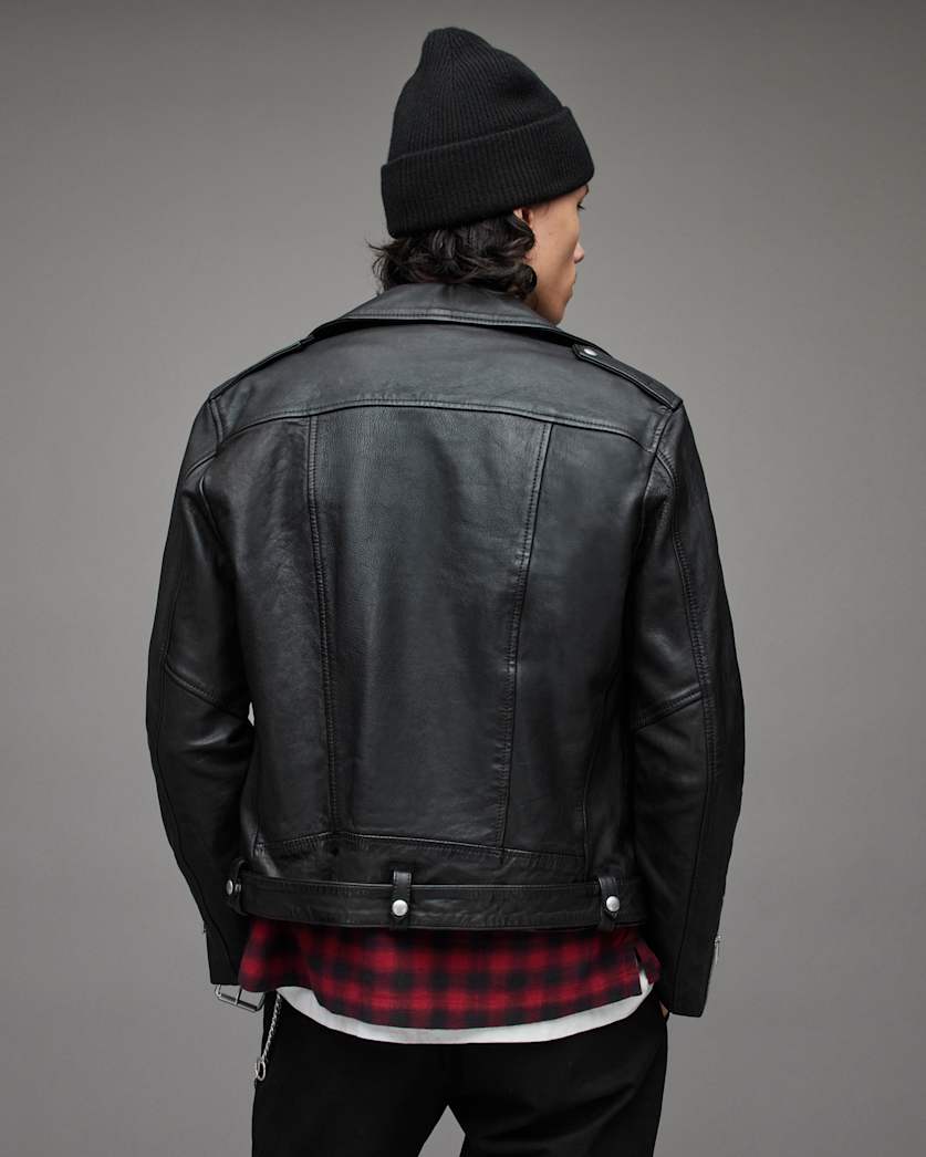 Dren Leather Biker Jacket