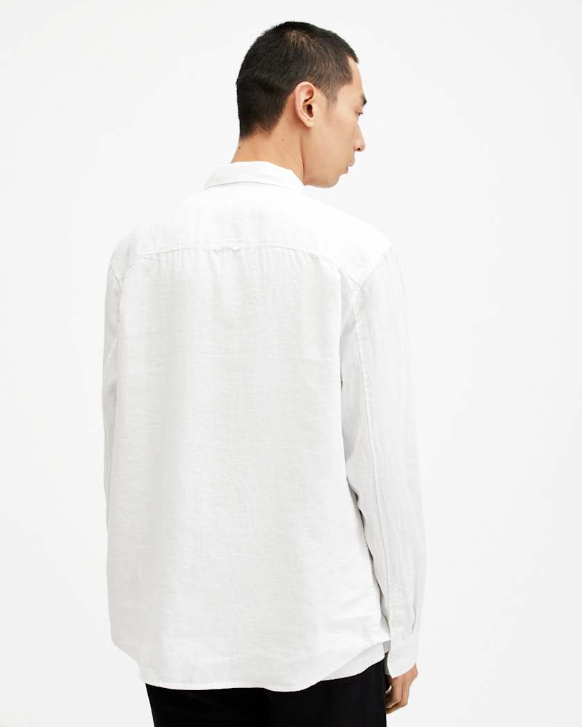 Cypress Long Sleeve Linen Relaxed Shirt