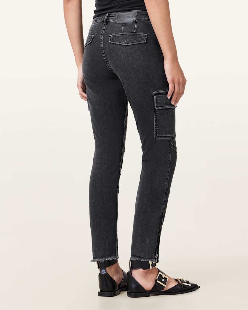 Duran Skinny Denim Cargo Jeans