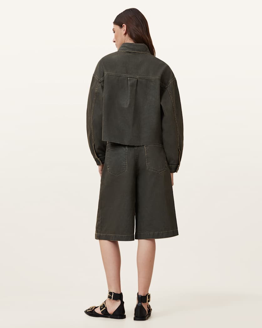 Louie Wide Leg Denim Jorts