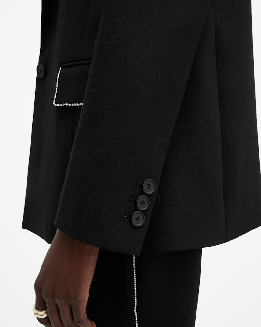 Atlas Embellished Trim Blazer