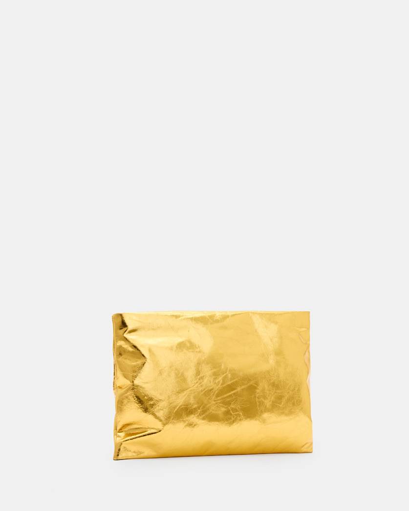 Bettina Leather Clutch Bag