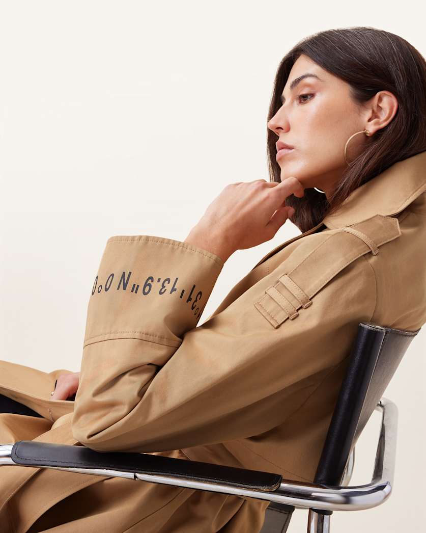 Demmi Oversized Belted Trench Coat