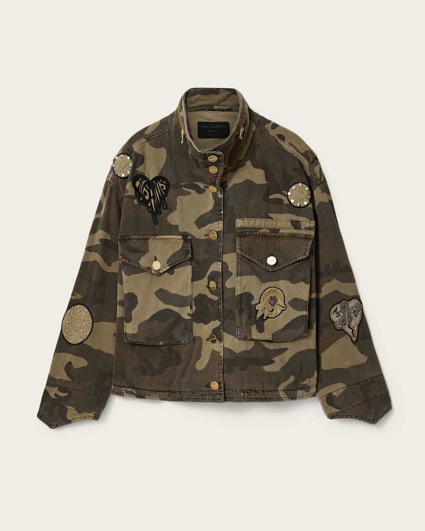 Clay Camo Patch Jacket