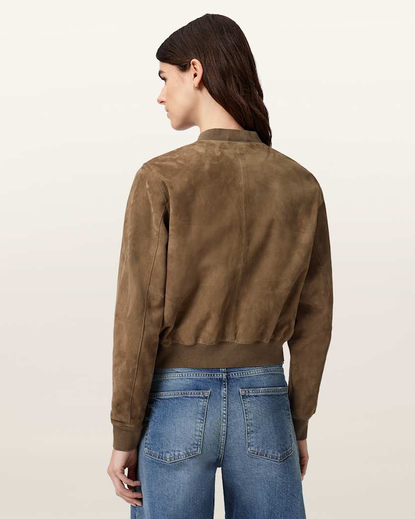 Orten Suede Bomber Jacket