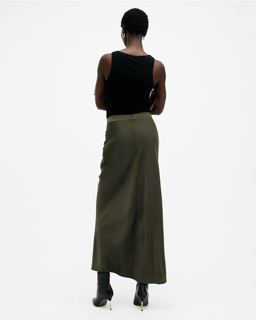 Alexia Gathered Maxi Skirt