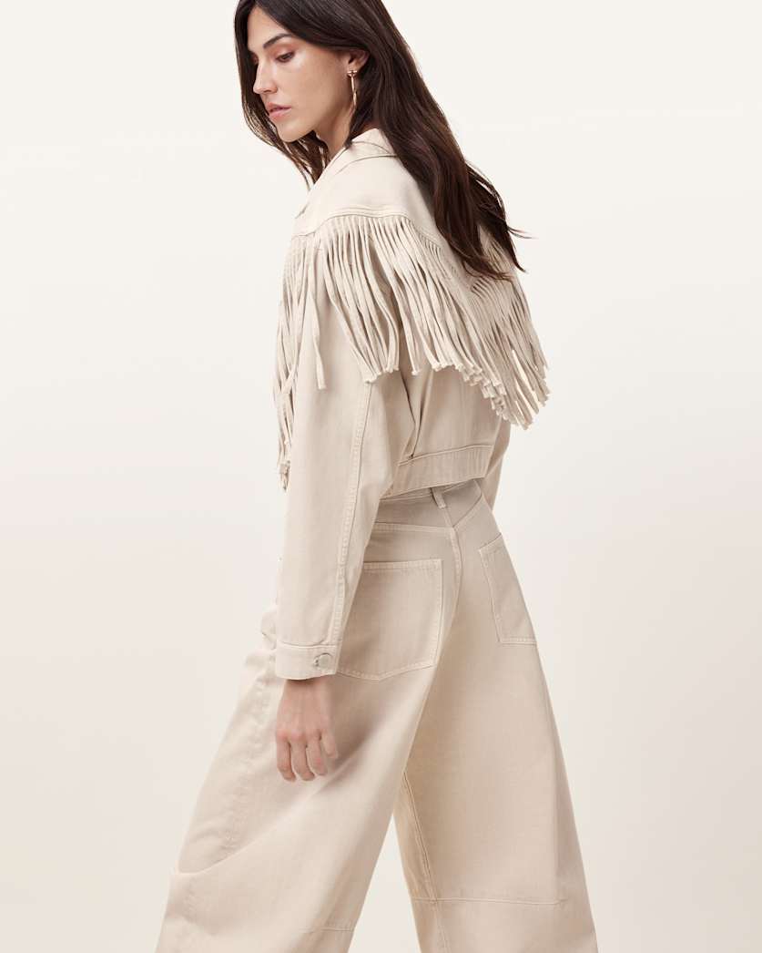 Marlene Fringed Denim Jacket