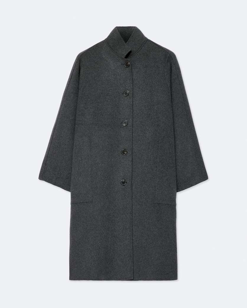 Effie Wool-Blend Cocoon Coat