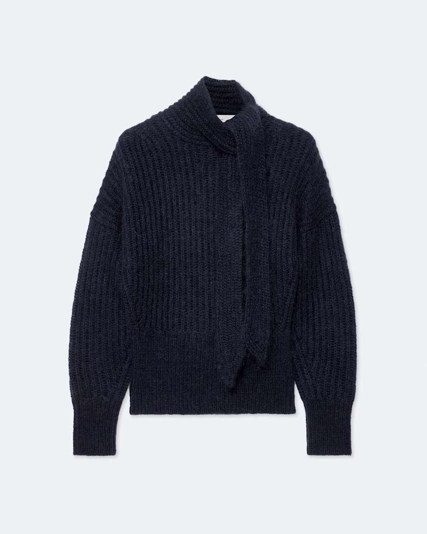Bow detail knitted jumper