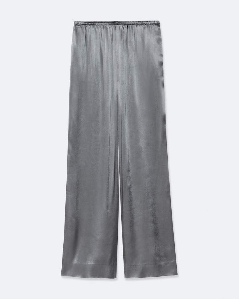 Lycia Crepe Wide-Leg Trousers