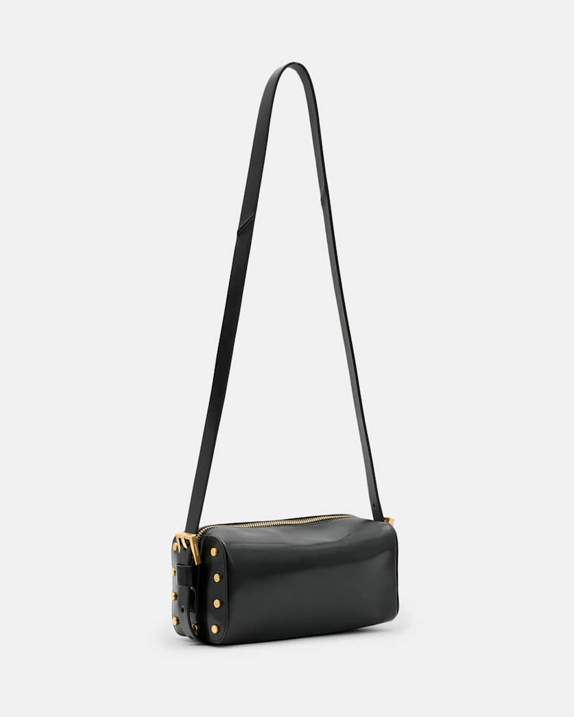 Miro Barrell Leather Crossbody Bag