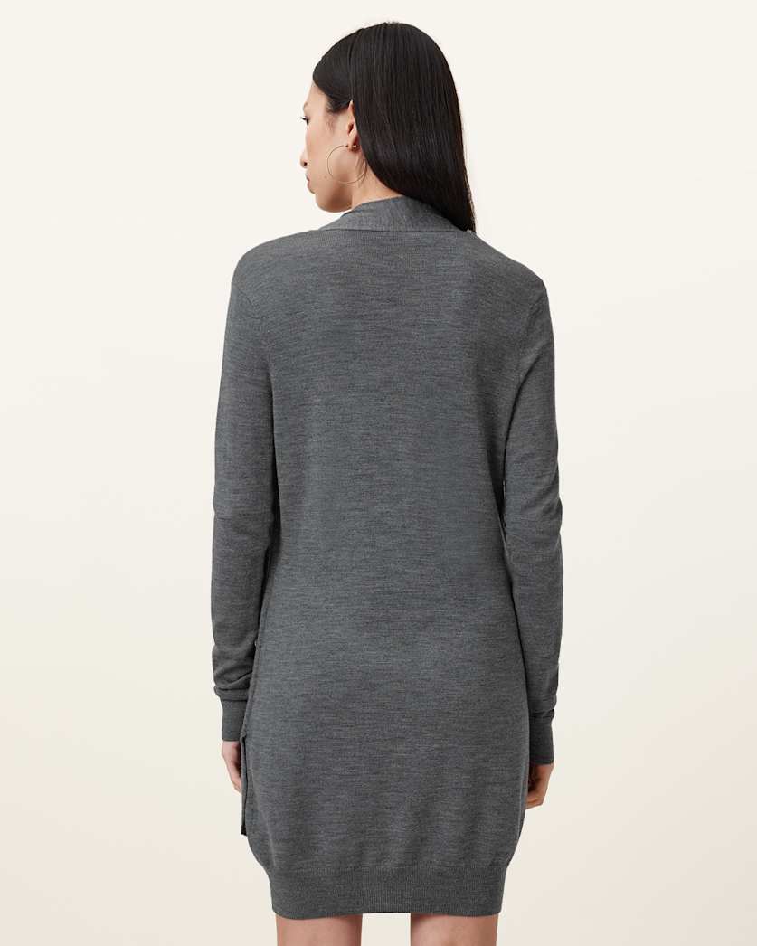 Drina Draped Wool Dress
