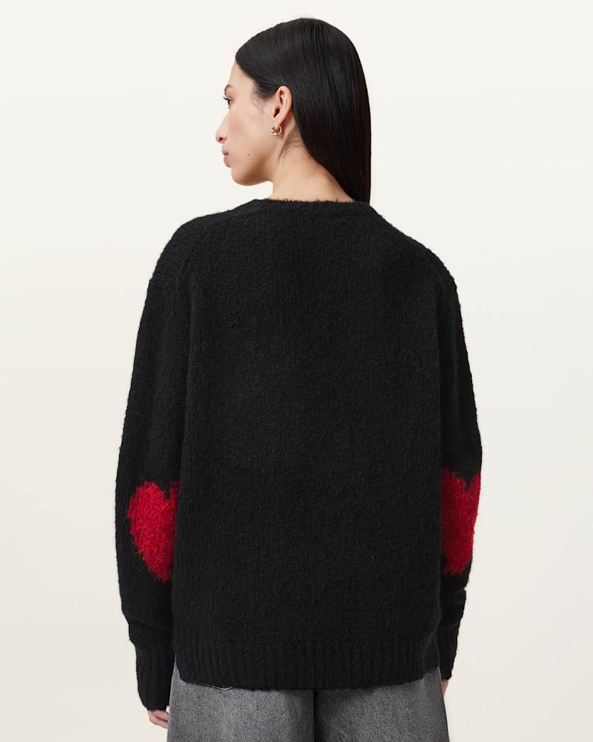 Luv Heart Intarsia Jumper