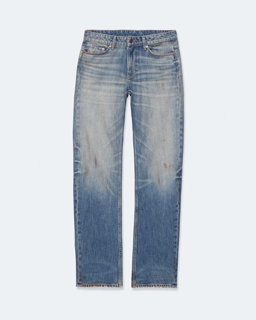 Tinted Light Indigo Nat Low-Rise Slim Jeans