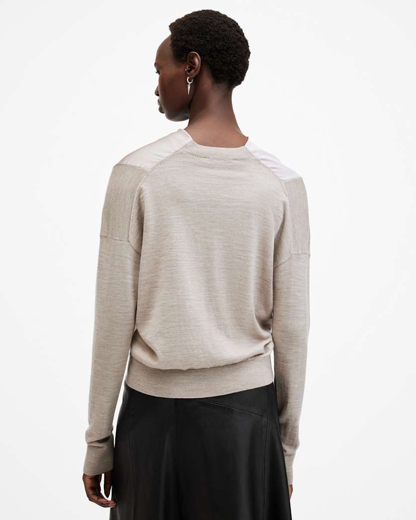 Myra Cowl Neck Merino Wool Jumper