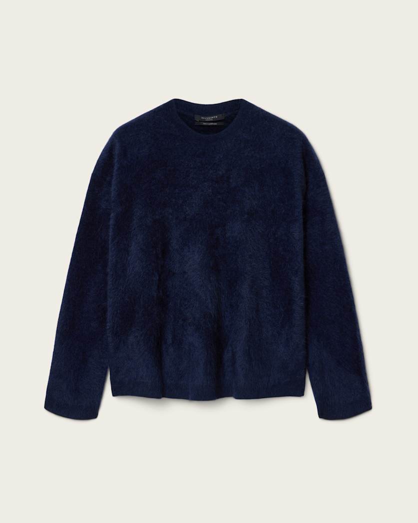Rebel Brushed Cashmere Crew Neck Jumper