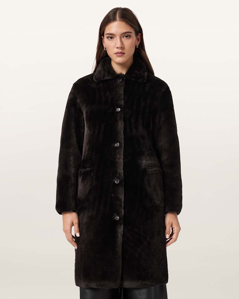 Serra Reversible Shearling Coat