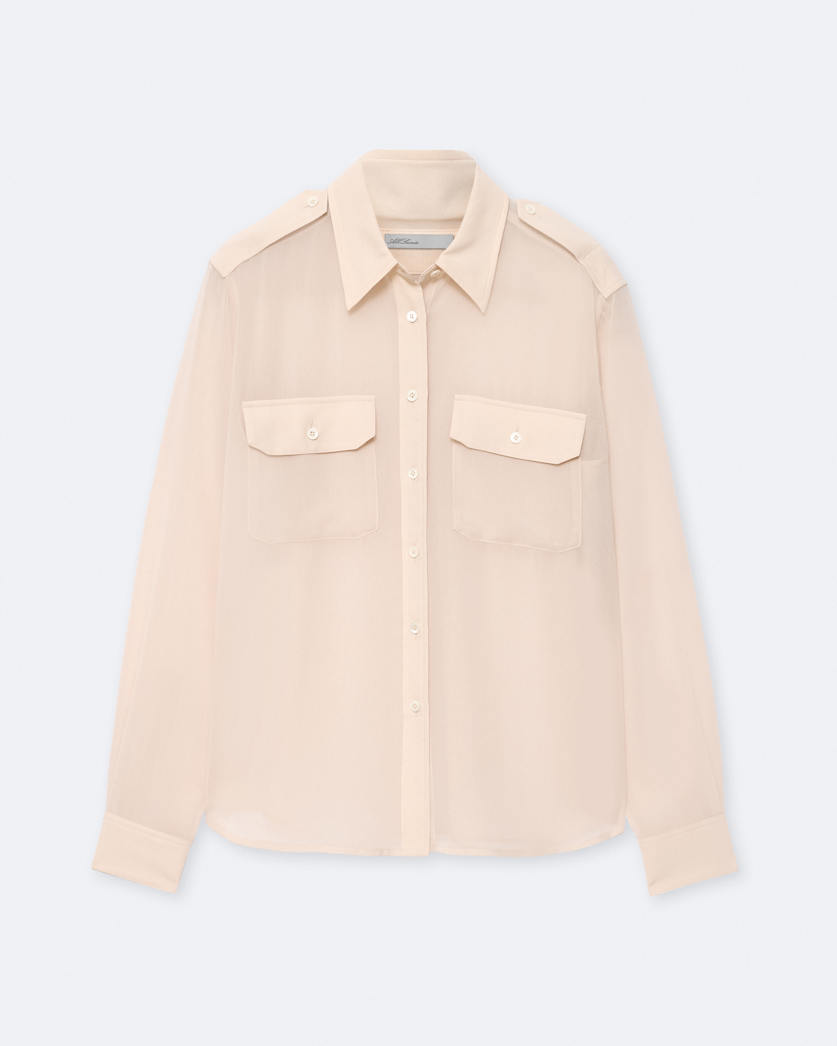 Sheer military shirt