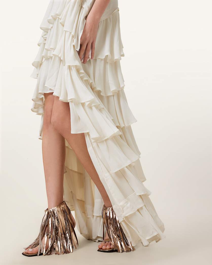 Cavarly Tiered Ruffle Maxi Dress